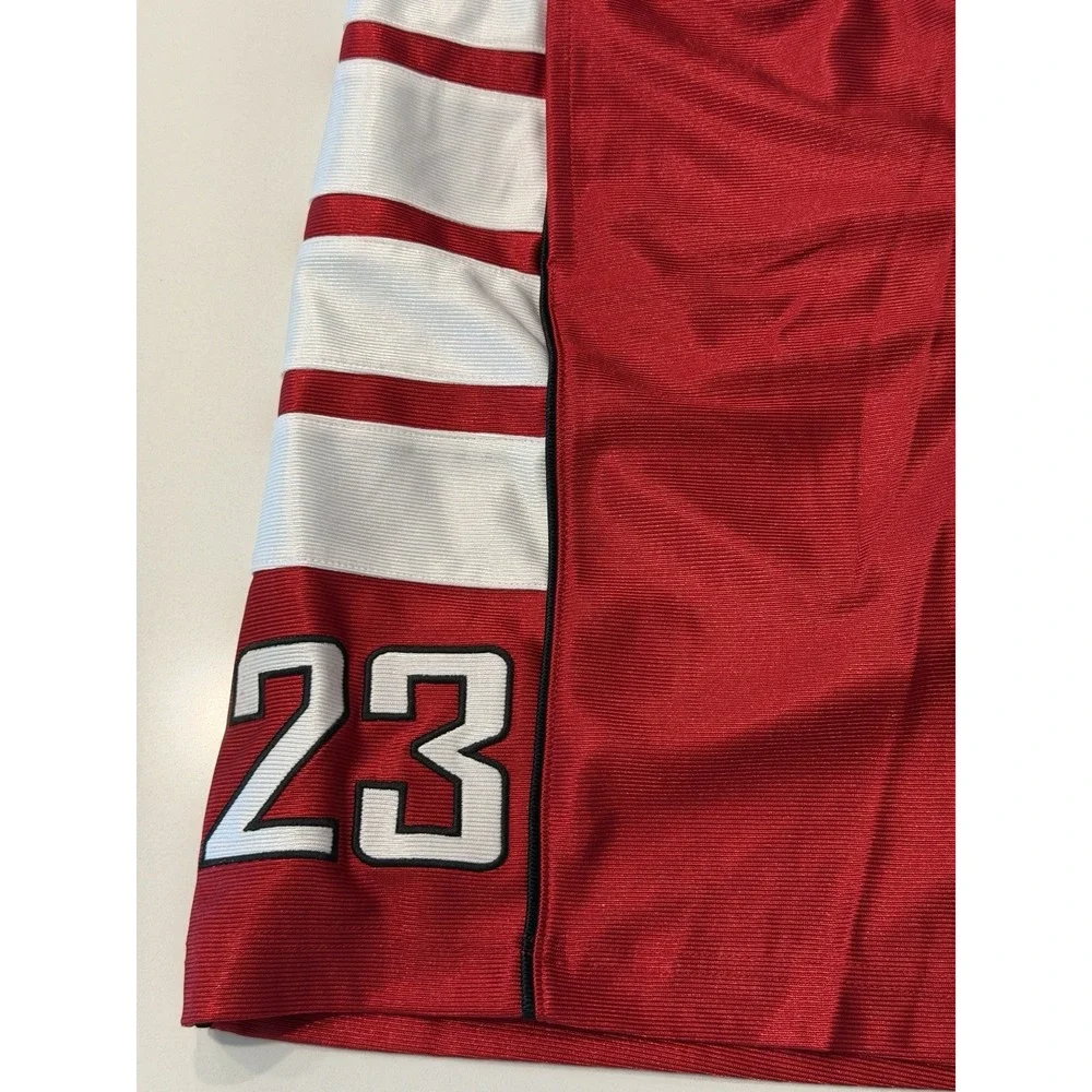 Jordan Brooklyn Cat Scratch Shorts Gym Red White HV0560-687 Mens Large NWT